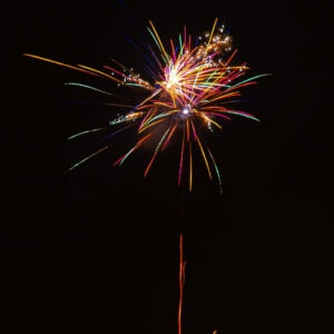 new year firework colourful explosion